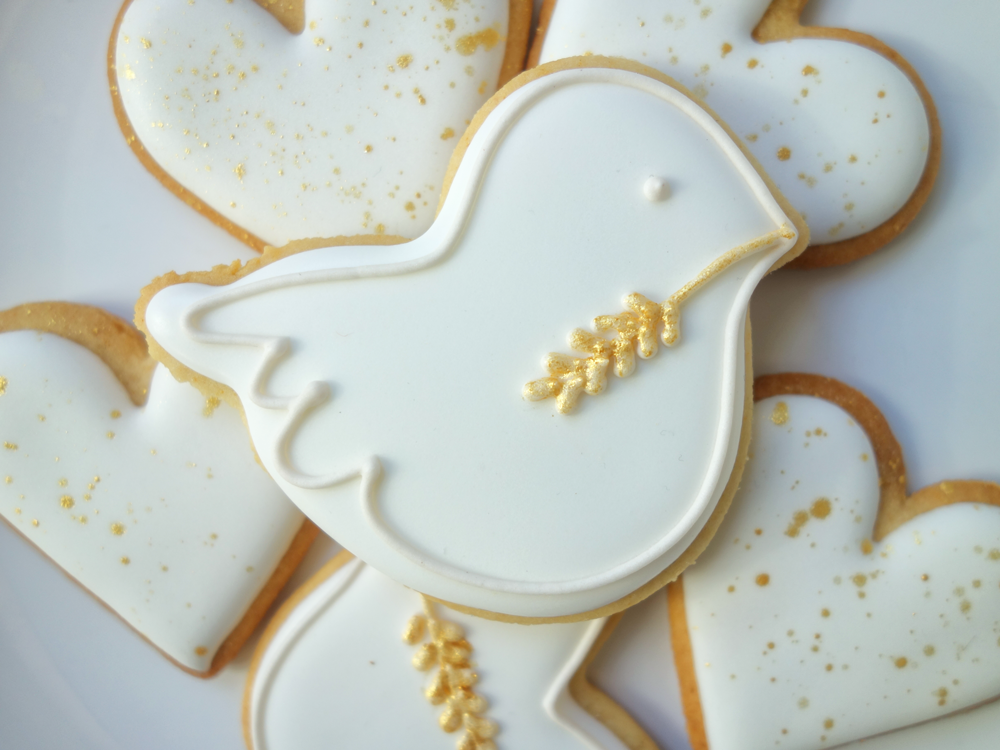 Komunia - Gołąbek ze złotą gałązką