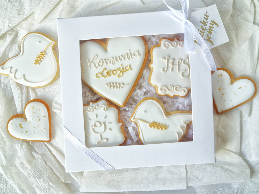 Komunia - Zestaw ze złoceniami